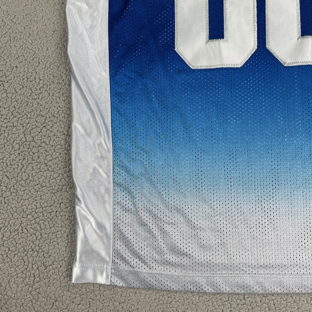 VTG Y2K All Star Pro Basketball Jersey Men 2XL Blue Gradient Hip Hop Dazzle - Picture 15 of 16